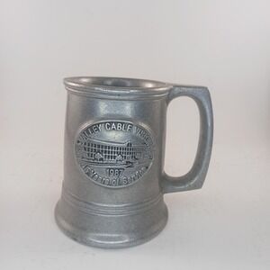 Vintage Valley Cable Vision‎ 15 Years of Service Pewter Cup Tankard By Carson